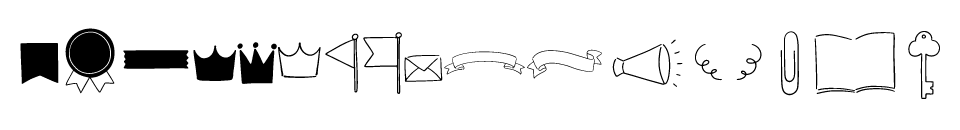 「バレンタイン」に合うフォント FURIKAKE! Hand drawing