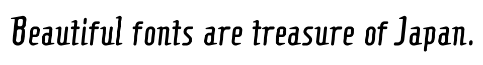 「フレッシュ」に合うフォント <strong>Comons Light</strong>