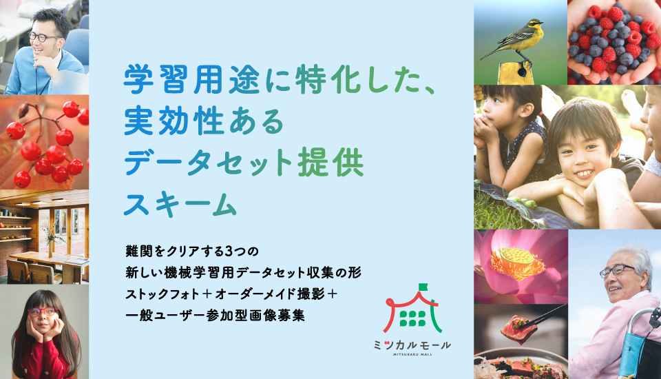学習用途に特化した実効性あるデータセット提供スキーム